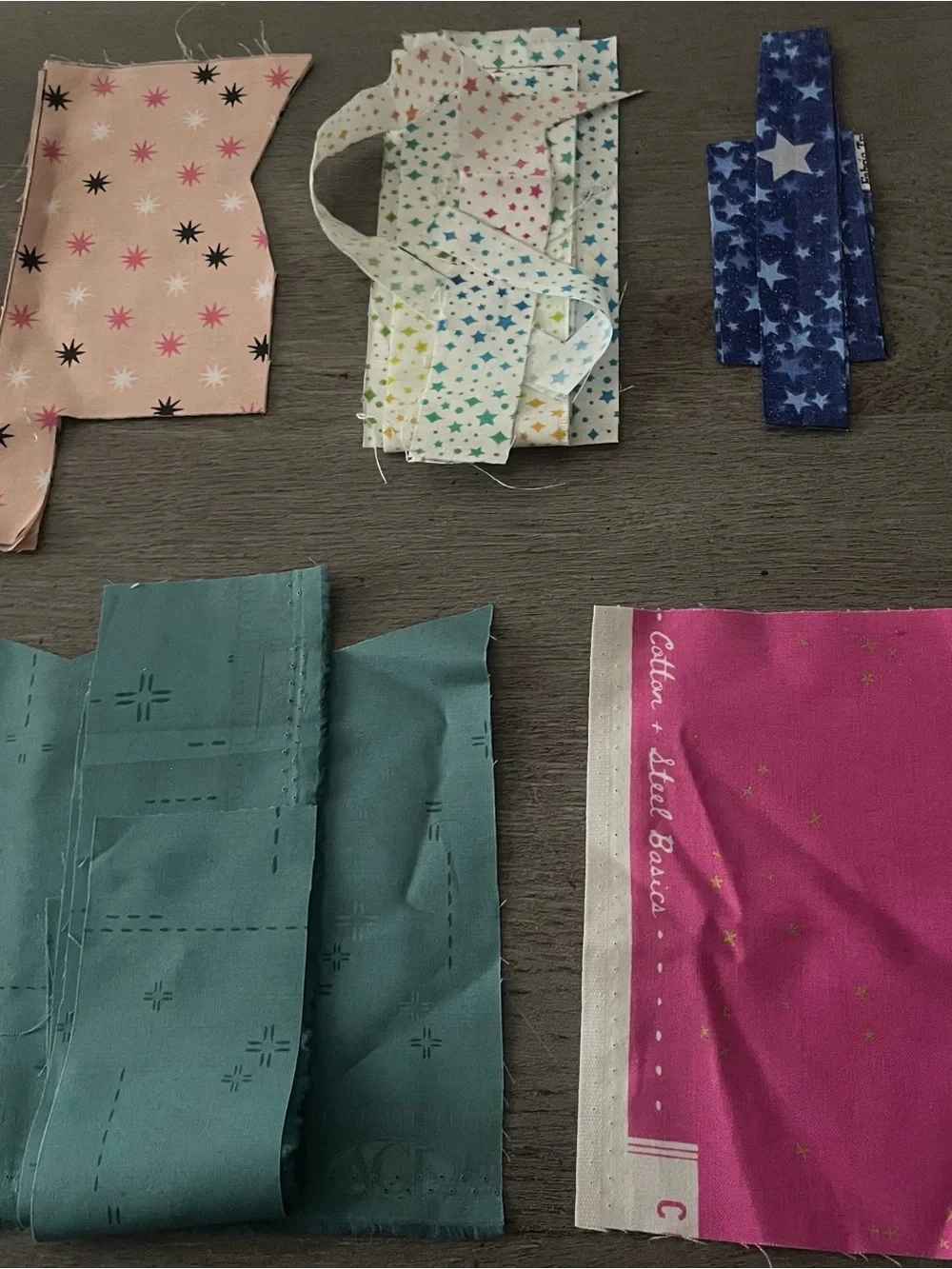 Stars Scrap Fabric Bundle